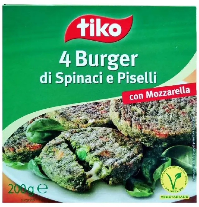 VEGETERIJANKSI BURGERI 200G TICO