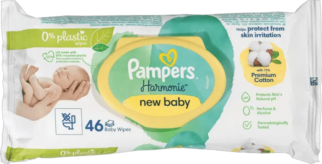 VLAŽNE MARAMICE BABY HARMONIE NEW PAMPERS 46/1 PAMPERS