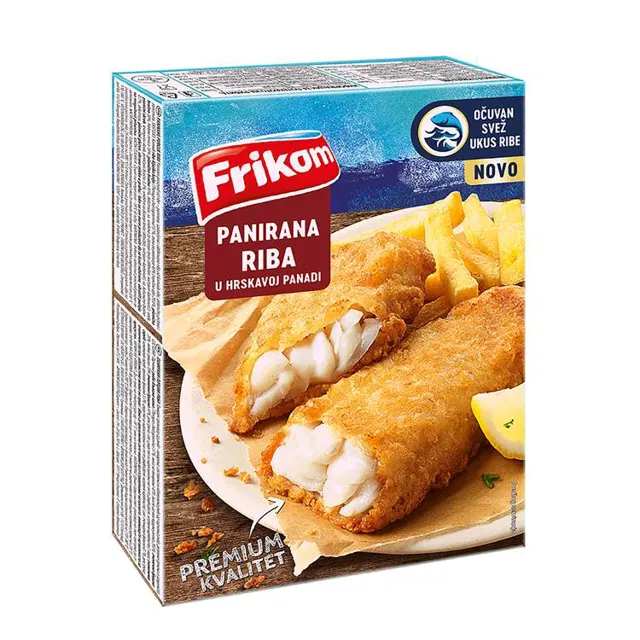 Komadi ribe u hrsk.panadi Frikom 240g Frikom