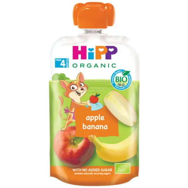 Hippis voćni pire jabuka/ban 100g 4m+ HiPP