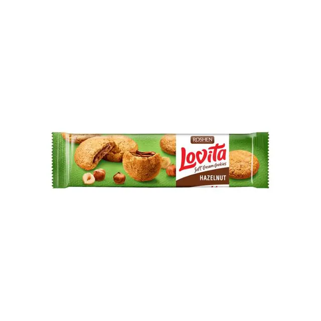 KEKS LOVITA LEŠNIK KREM 127G ROSHEN ROSHEN
