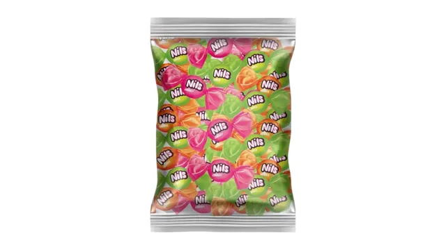KARAMELA NIELS PUNJENA JABUKA VISNJA I POMORANDZA 500gr KDV SRB
