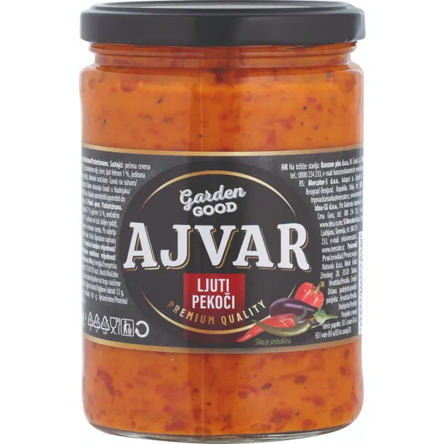 AJVAR LJUTI PREMIUM 550G GARDEN GOO GARDEN GOOD