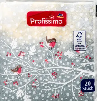 Profissimo sal. z.ptice 25x25cm 20kom*D*