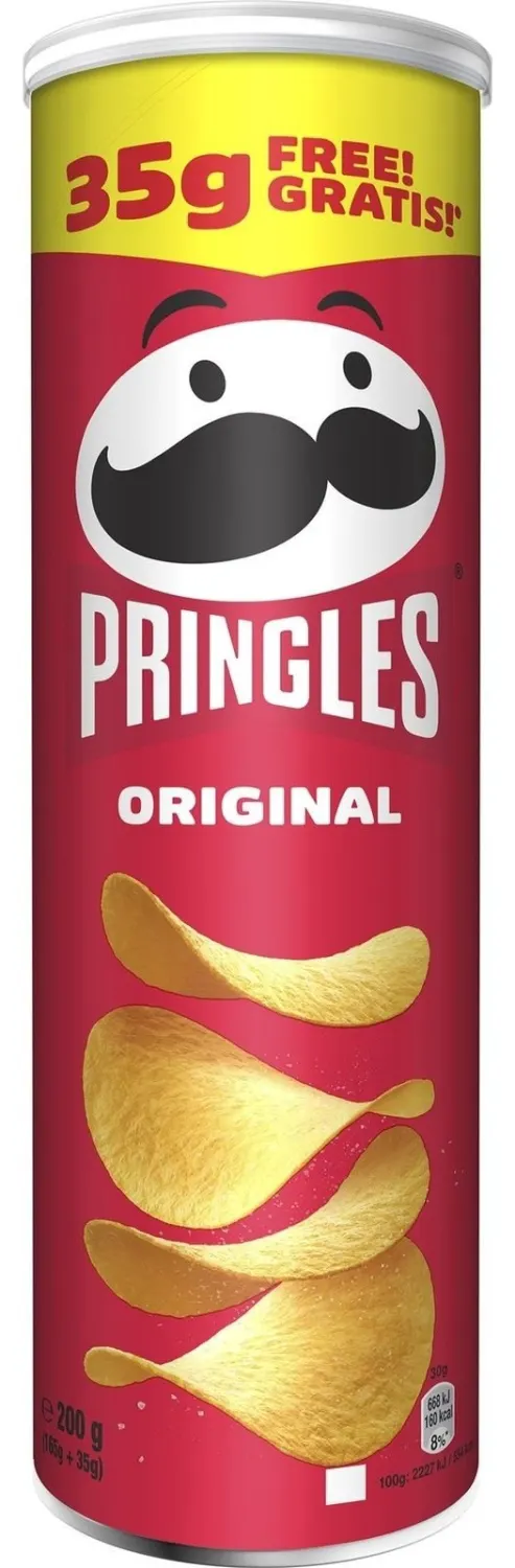 ČIPS PRINGLES ORIGINAL 165G+35G PRINGLES