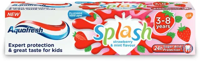Aquafresh Splash Kids Strawberry 50 ml Aquafresh