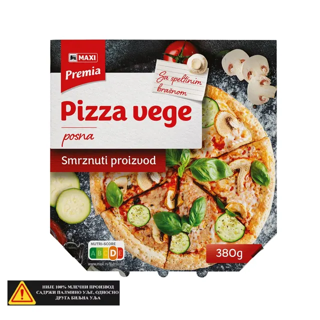 Smrz.Pizza vege posn.spelt.br.Maxi380g Maxi
