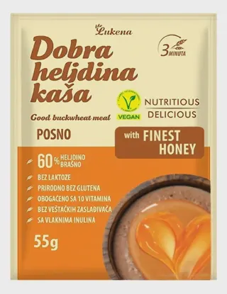 KAŠA HELJDINA SA MEDOM 55G DOBRA