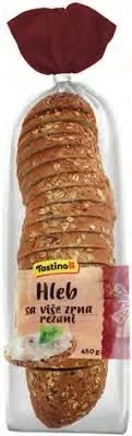 Hleb više vrsta zrna rezani MK10 450g Tastino