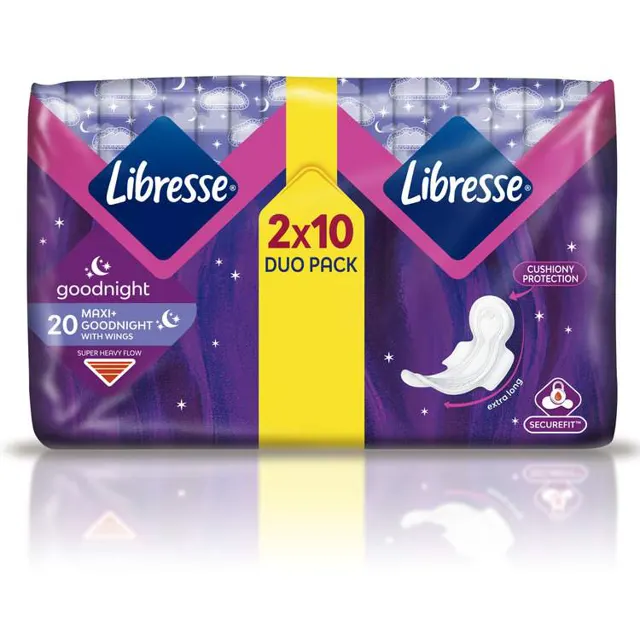 Ulosci Libresse Maxi Goodnight duo 2x10 20 kom Libresse