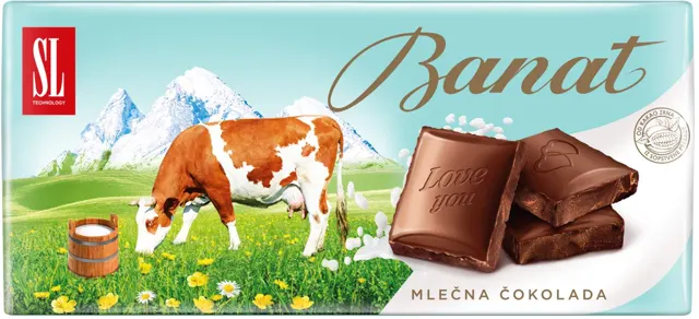 cokolada mlecna banat 80g swisslion takovo SWISSLION GROUP* TAKOVO