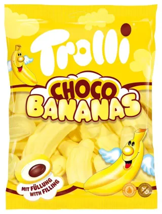 Bombone Trolli choco bananas 150g