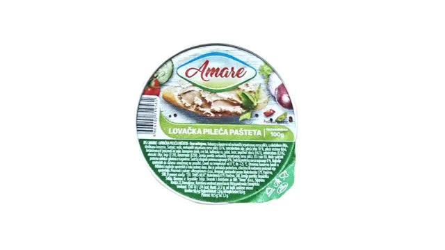 Pasteta pileca lovacka 0100 Amare 100 g AMARE