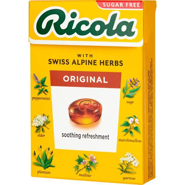 Bombone bez secera Ricola Original 40g Ricola