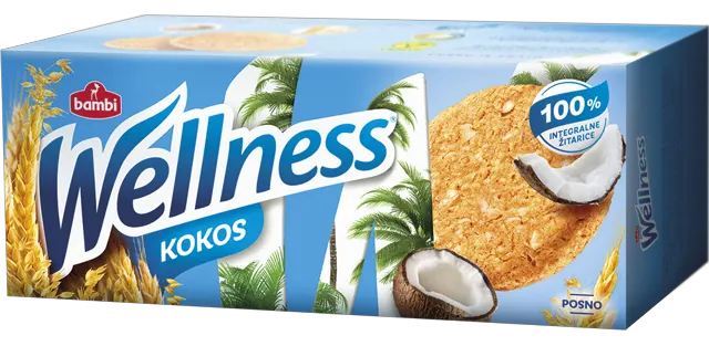 KEKS WELLNESS KOKOS 125gr BAMBI BAMBI