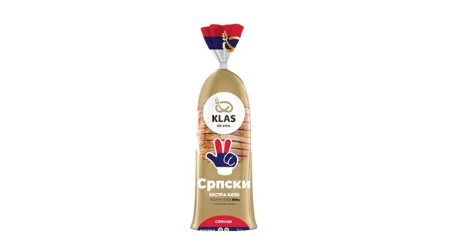 Srpski extra beli rezani hleb Klas 500g Klas