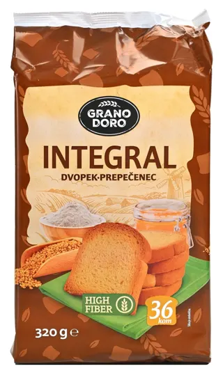 DVOPEK INTEGRALNI 320G GRANO DORO