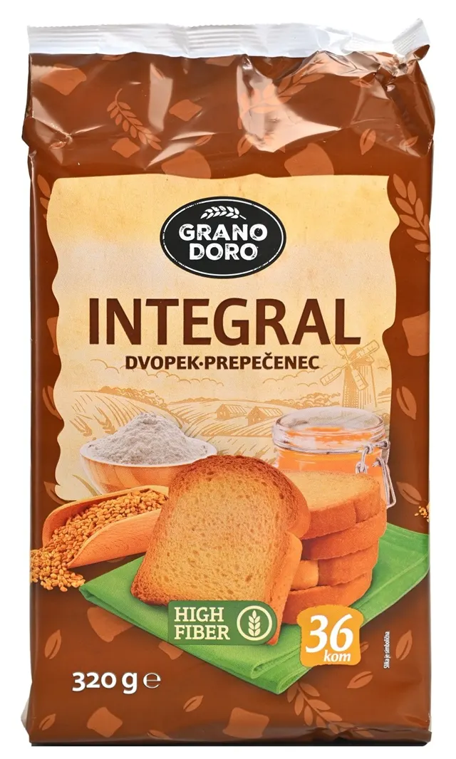 DVOPEK INTEGRALNI 320G GRANO DORO GRANO DORO