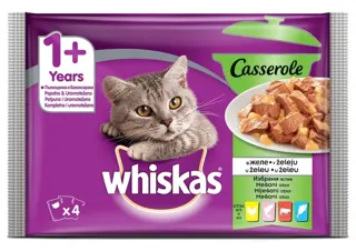 WHISKAS CASSEROLA MESANI IZBOR 4X85G
