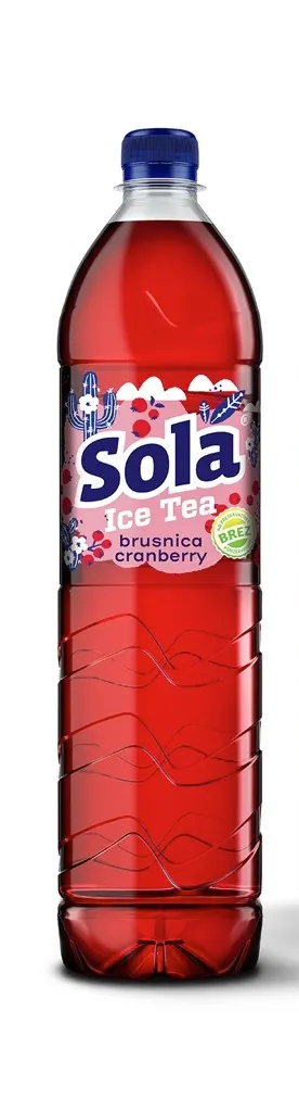 ledeni caj sola brusnica 1.5l awt SOLA
