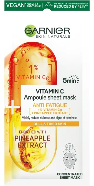 Maska maramica ampula vit.C Garnier 15g