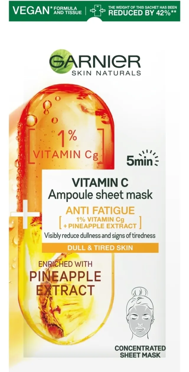 Maska maramica ampula vit.C Garnier 15g Garnier