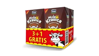 Coko mleko Kravica 1% 250ml 3+1gratis