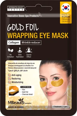 Maska-folija za oko ociju Gold MB 1par