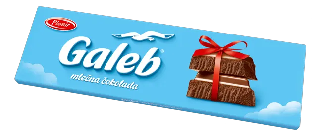 Cokolada GALEB 0250 mlecna Pionir 250 g PIONIR