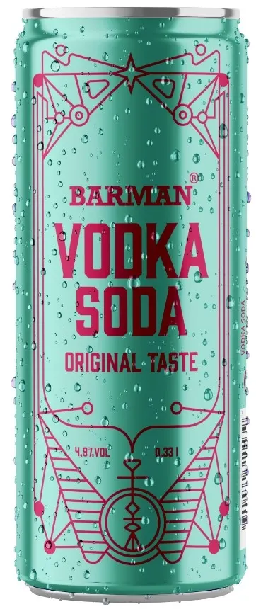 KOKTEL VODKA SODA LIMUN RUBINOVA 0.33L LIM RUBIN