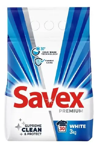 DETER.ZA VES SAVEX WHITE 2.9kg