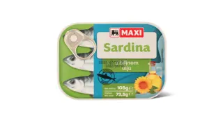 Sardina u biljnom ulju Maxi 105g