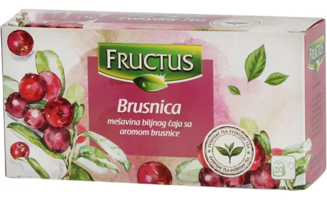 ČAJ FRUCTUS BRUSNICA 40G FRUCTUS