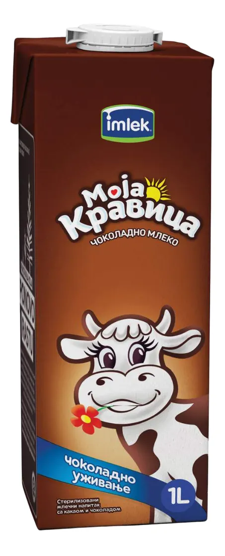 MLEKO ČOKOLADNO MOJA KRAVICA 1% 2X1L KRAVICA