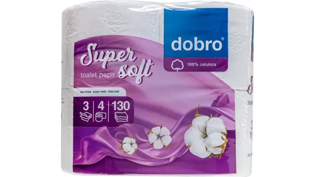 DOBRO TOALET PAPIR SOFT 3SL 4/1