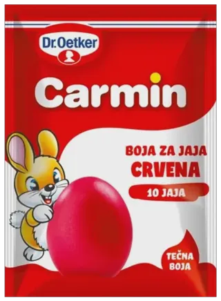 BOJA ZA JAJA CRVENA CARMIN 5g