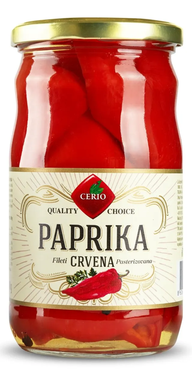 Paprika filet Cerio 680gr Crvena Kozmetik