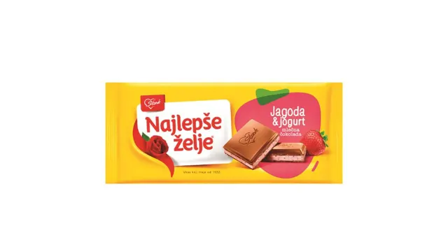 Cokolada jagoda jogurt NZ 100g Najlepse zelje