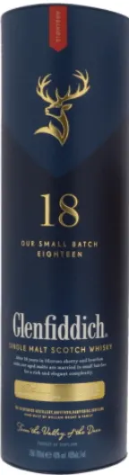 VISKI GLENFFIDICH 18Y.O 0.7L