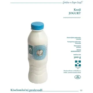 Kozji jogurt Carpe Diem 3,5% mm 500 g