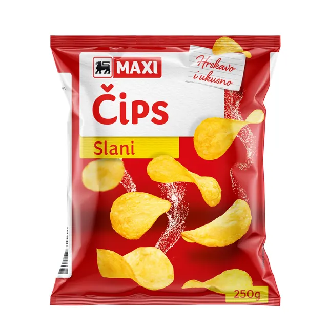 Cips slani Maxi 250g Maxi