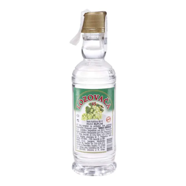 Jako alkoh. pice ljuta l. 45% Simex 0,1L Simex