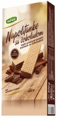 NAPOLITANKE ČOKOLADA BAŠ BAŠ 400G BAS BAS