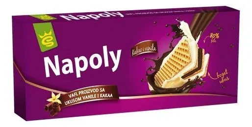 NAPOLITANKA NEPRELIVENA KAKAO VANILA 180 GR SO TASTY SO TASTY