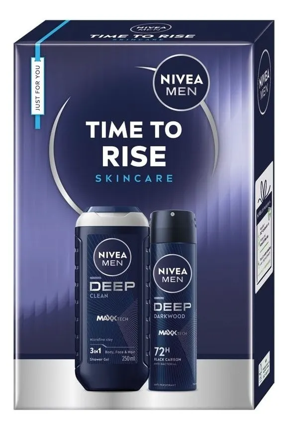NIVEA MEN TIME TO RISE set 1/1 400 ml NIVEA MEN