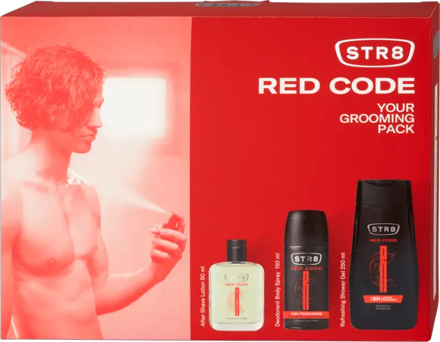 STR8 RED CODE set (asl+deo+tgel) 1kom STR8
