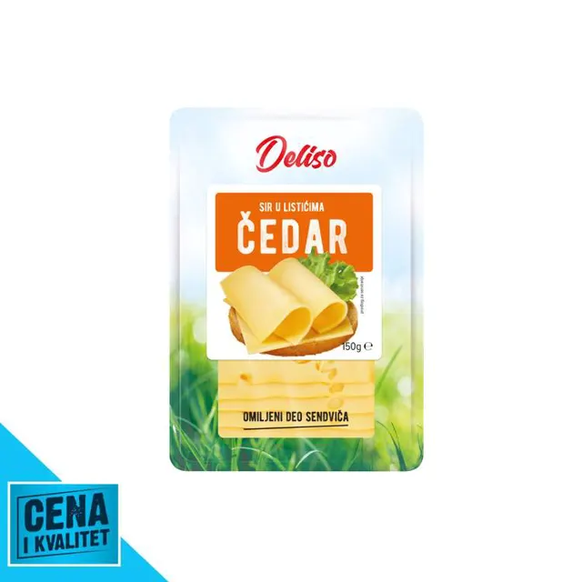 SIR CHEDAR SLAJS 150G DELISO DELISO