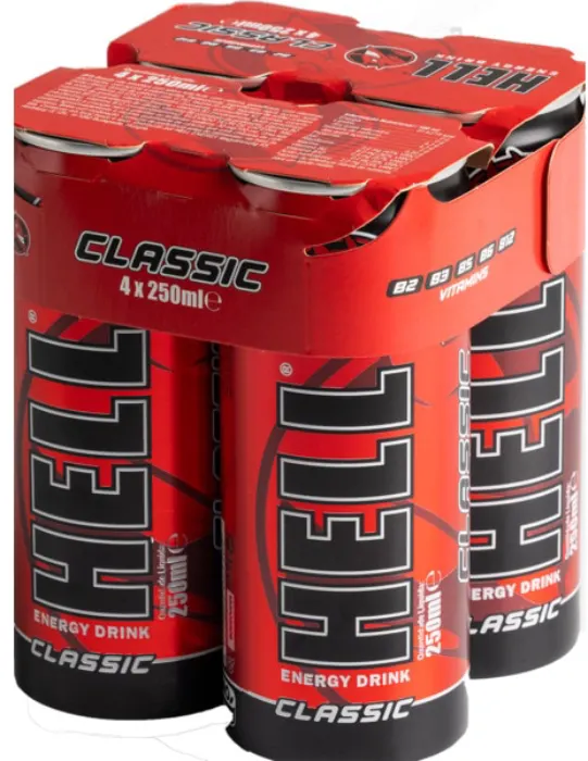 Energetski napitak Hell classic 4x250ml Hell