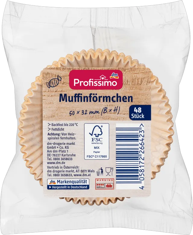 Profissimo korpice za mafine 48kom Profissimo