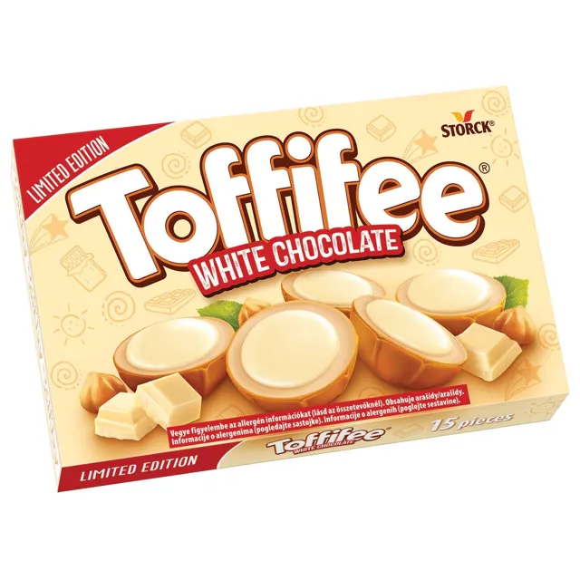 BOMBONJERA TOFFIFEE WHITE PRALINE 125gr ORBICO